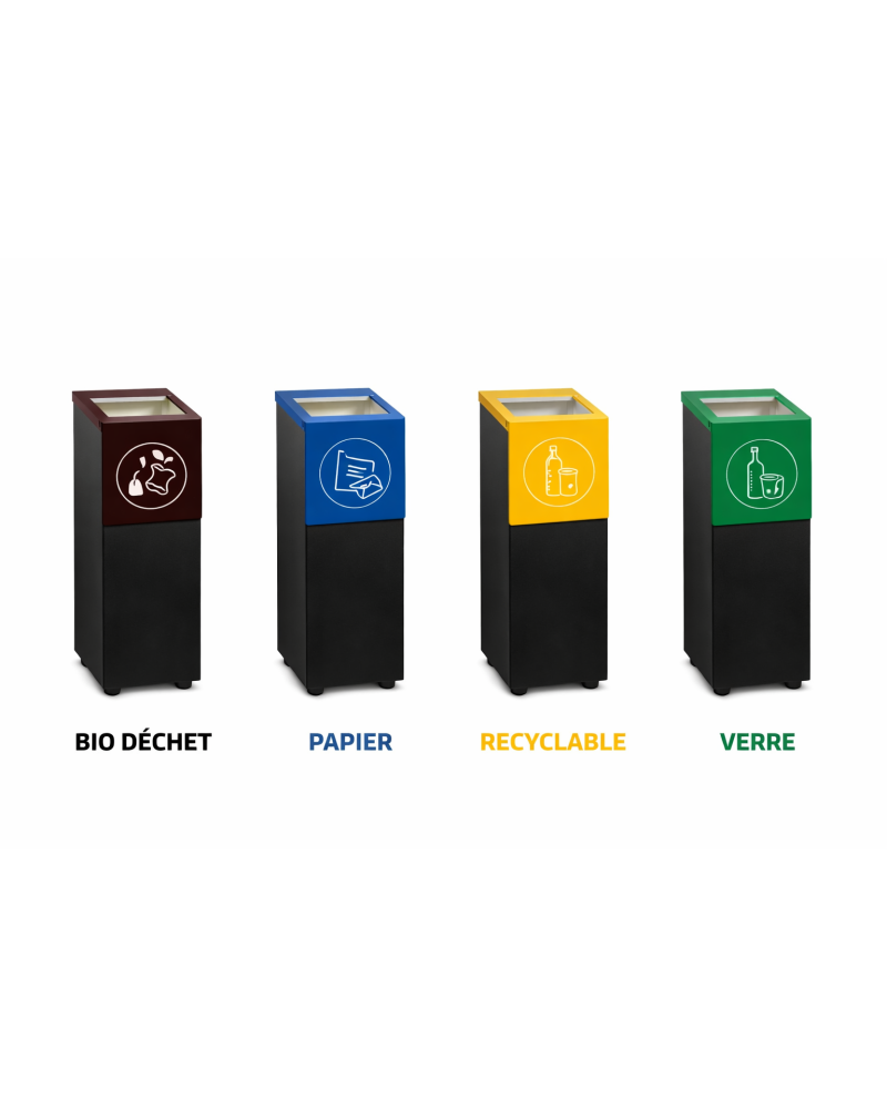 Poubelles de tri selectif