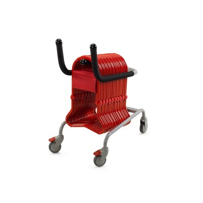 DESTOCKAGE - Lot 1 chariot + 10 sièges KidExpo