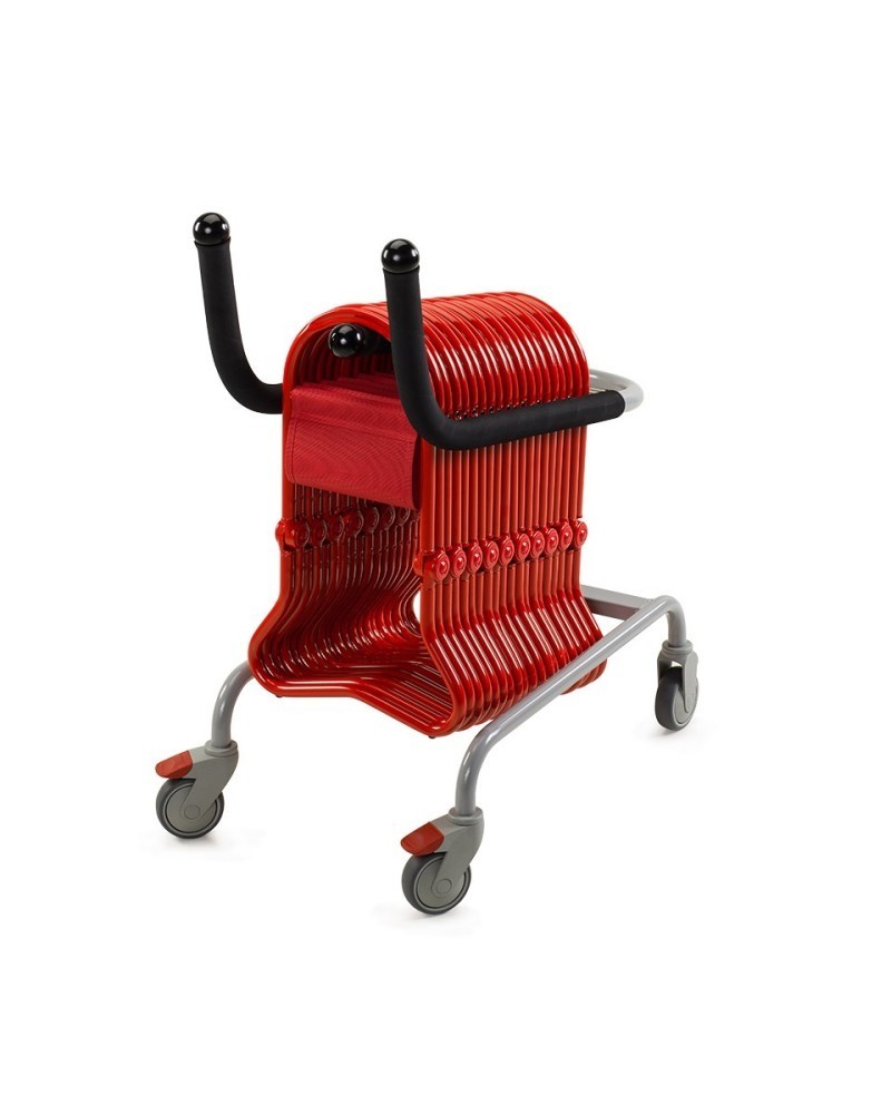 DESTOCKAGE - Lot 1 chariot + 10 sièges KidExpo