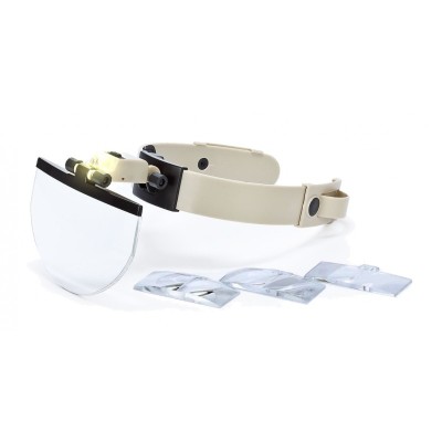 DESTOCKAGE - Loupe frontale avec lampe