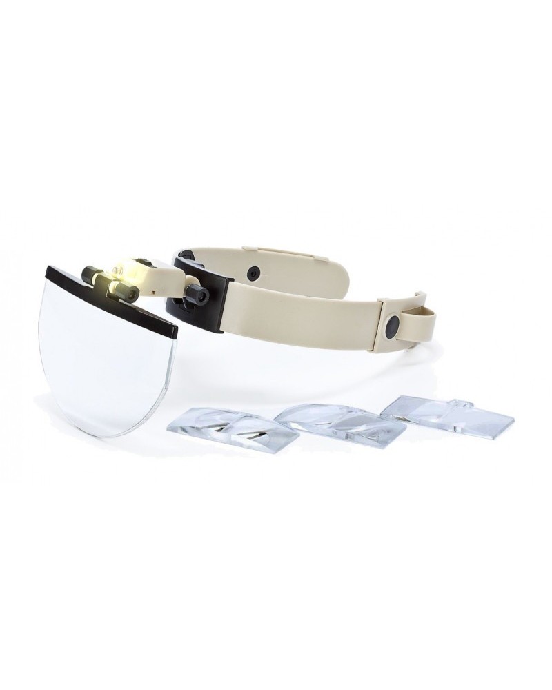 DESTOCKAGE - Loupe frontale avec lampe