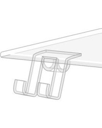 Pince à étagère pour Socle Transparent à Plateaux