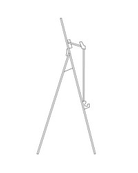 Chevalet Académique à Sabot vertical