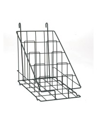 Porte-revues vertical pour grille d'agencement