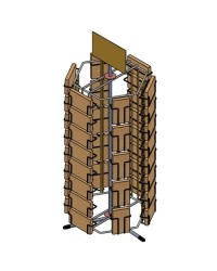 Carrousel de comptoir 6 faces · 42 cases